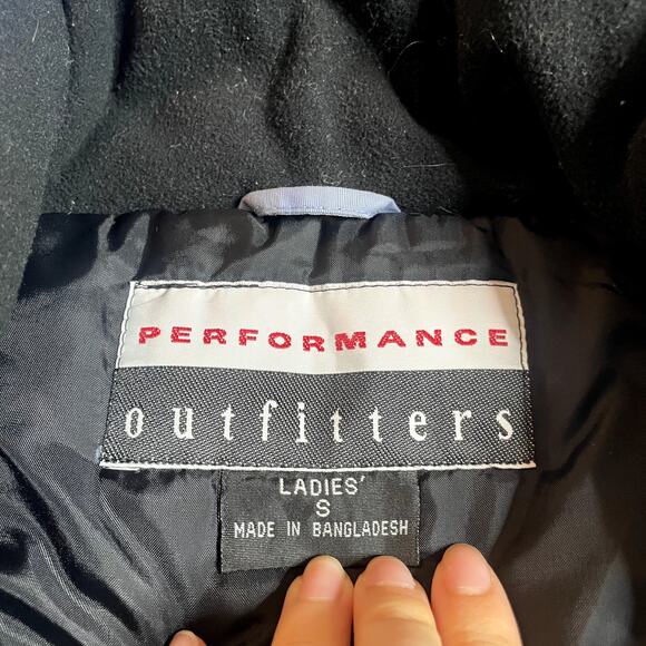 PERFORMANCE OUTFITTERS Vintage Blue Heavyweight Jacket Snow Quilted Large - Picture 2 of 6